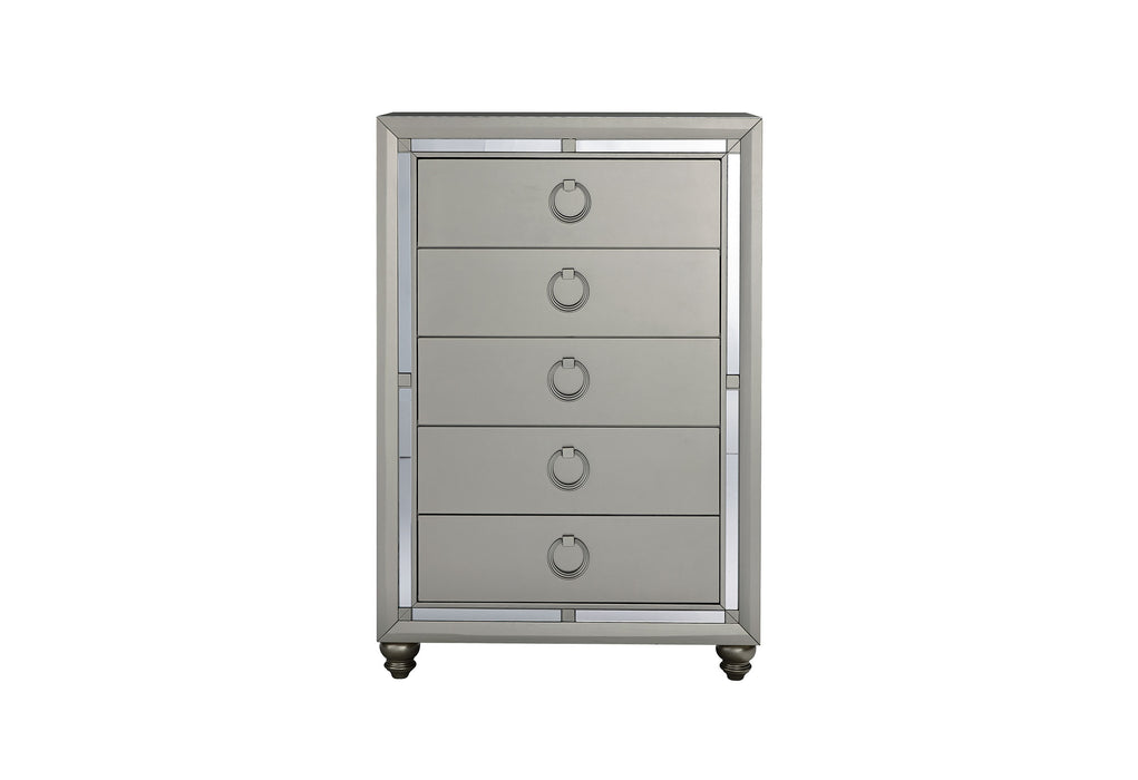 RILEY SILVER CHEST - Pay Less Furniture (NJ)