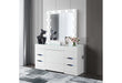 ELLA WHITE VANITY WITH SPEAKER - Pay Less Furniture (NJ)