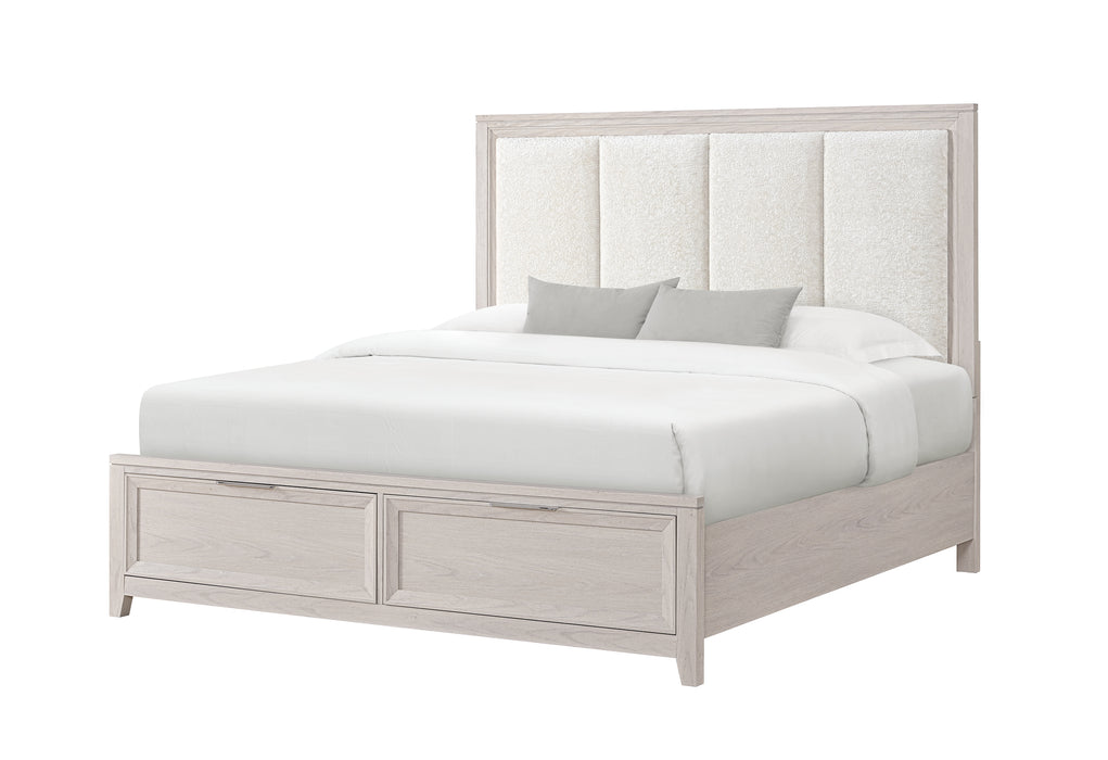 MARIAH BEIGE QUEEN BED - Pay Less Furniture (NJ)