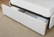SADIE BEIGE QUEEN BED WITH STORAGE - Pay Less Furniture (NJ)