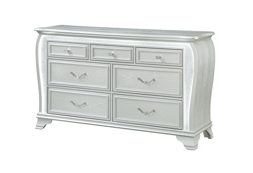 ARIA SILVER DRESSER WITH LED - Pay Less Furniture (NJ)