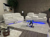 U8686 BLACK PWR REC SOFA W/ LED/PWR CON REC LS W/LED/PWR REC W/LED - Pay Less Furniture (NJ)