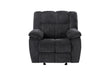 U6000 BLACK GLIDER RECLINER - Pay Less Furniture (NJ)