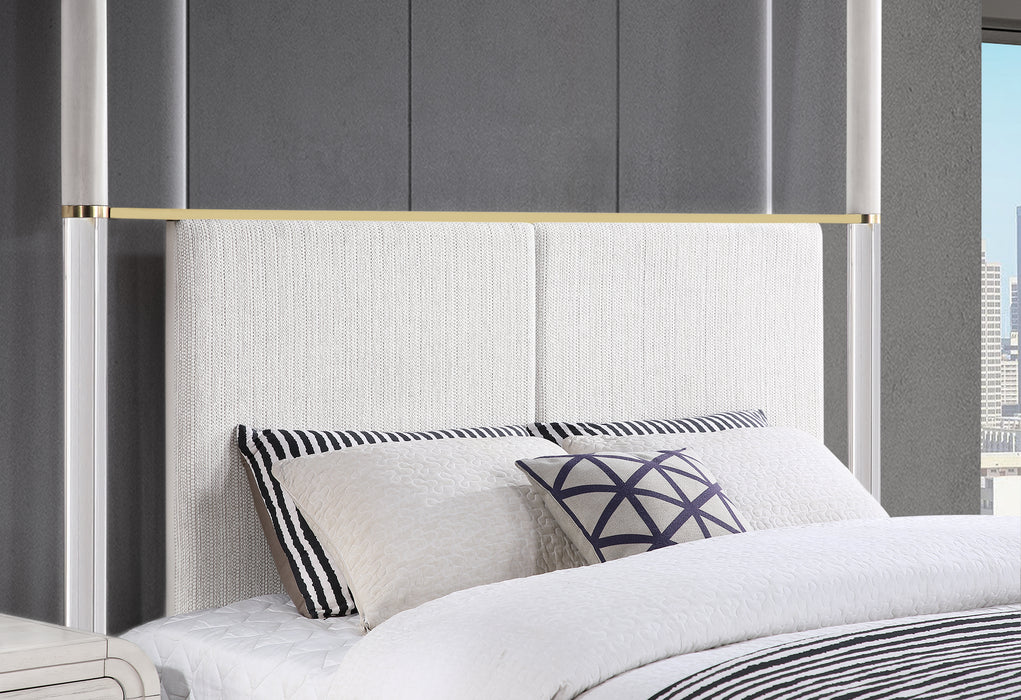 MALMO OAK QUEEN BED GROUP - Pay Less Furniture (NJ)