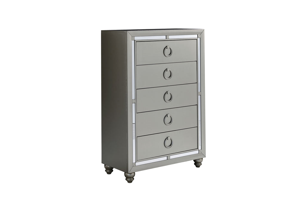 RILEY SILVER CHEST - Pay Less Furniture (NJ)