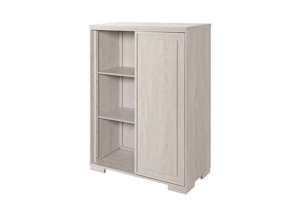 CLARA BEIGE SLIDING DOOR CHEST - Pay Less Furniture (NJ)