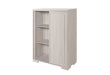 CLARA BEIGE SLIDING DOOR CHEST - Pay Less Furniture (NJ)