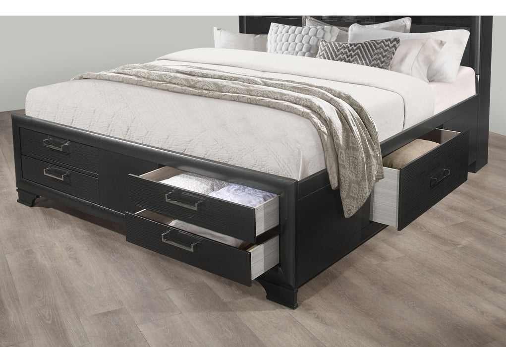 JORDYN GREY KING BED GROUP - Pay Less Furniture (NJ)