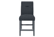 MONACO DARK GREY BAR TABLE AND 8 MONACO DARK GREY BAR STOOLS - Pay Less Furniture (NJ)