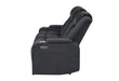 U8000 BLACK PWR REC SOFA W/PHR, DDT, READING LIGHT & LED LIGHT - Pay Less Furniture (NJ)