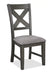 Crown Mark Furniture Rufus Side Chair in Dark Gray (Set of 2) image